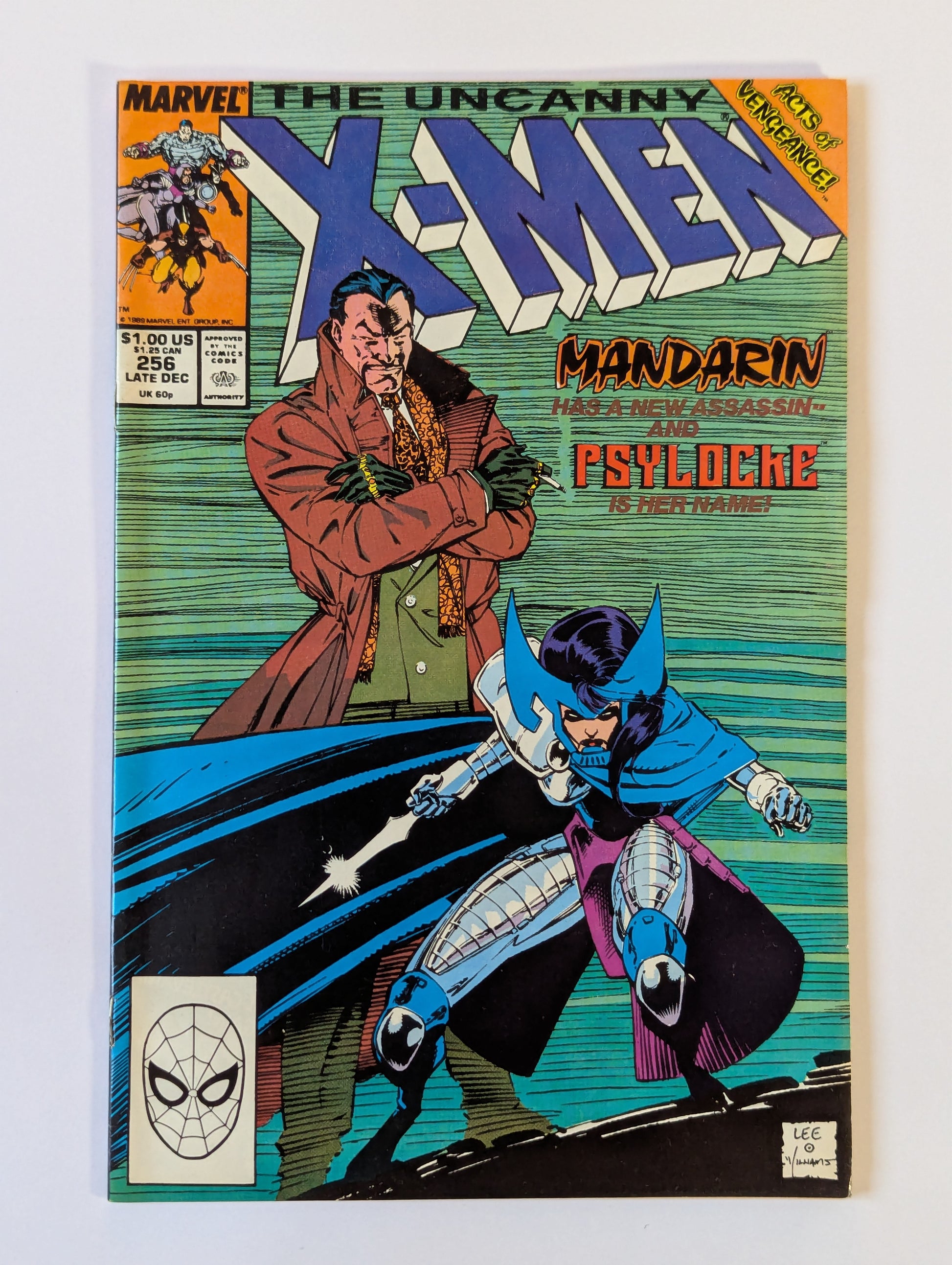 Uncanny X-Men #256 Marvel Comic Book