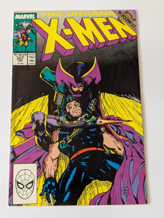 Uncanny X-Men #257 Marvel Comic Book