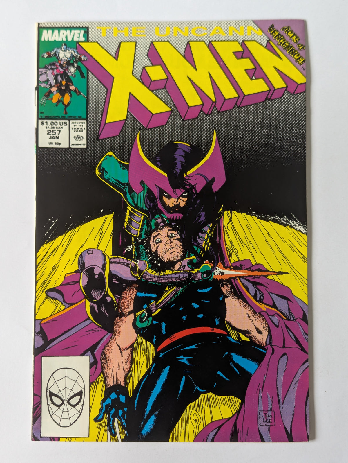 Uncanny X-Men #257 Marvel Comic Book