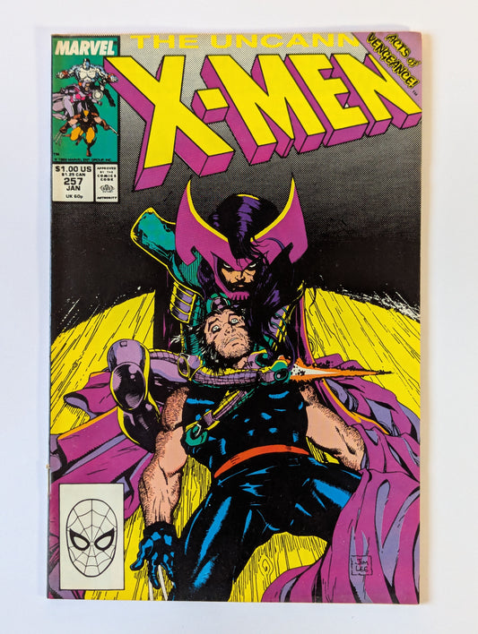 Uncanny X-Men #257 Marvel Comic Book