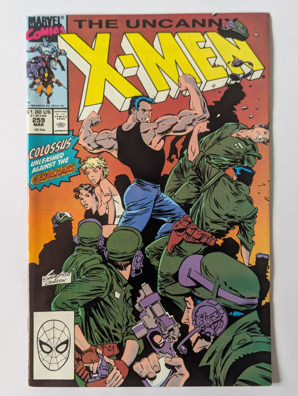 Uncanny X-Men #259 Marvel Comic Book