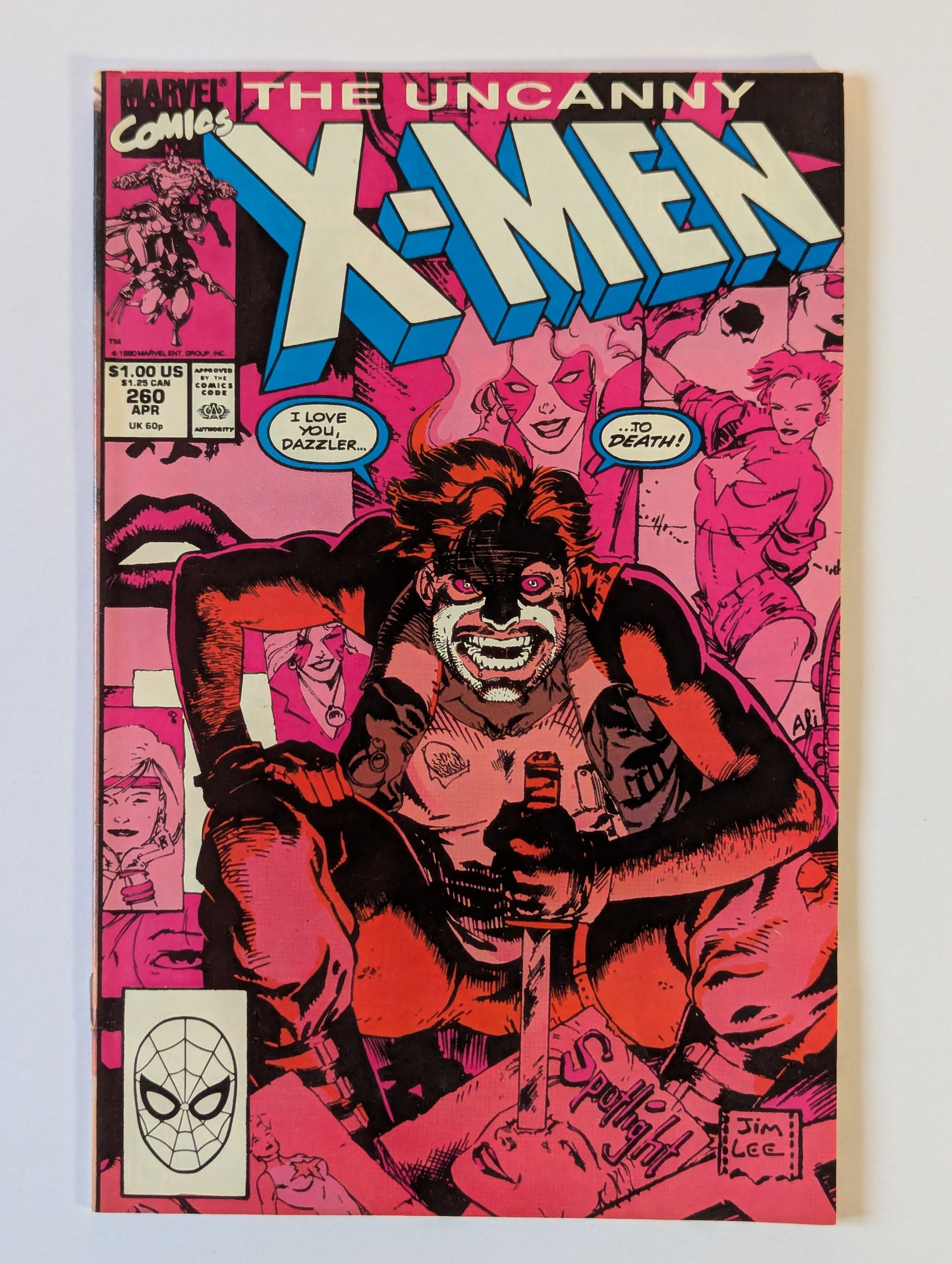 Uncanny X-Men #260 Marvel Comic Book