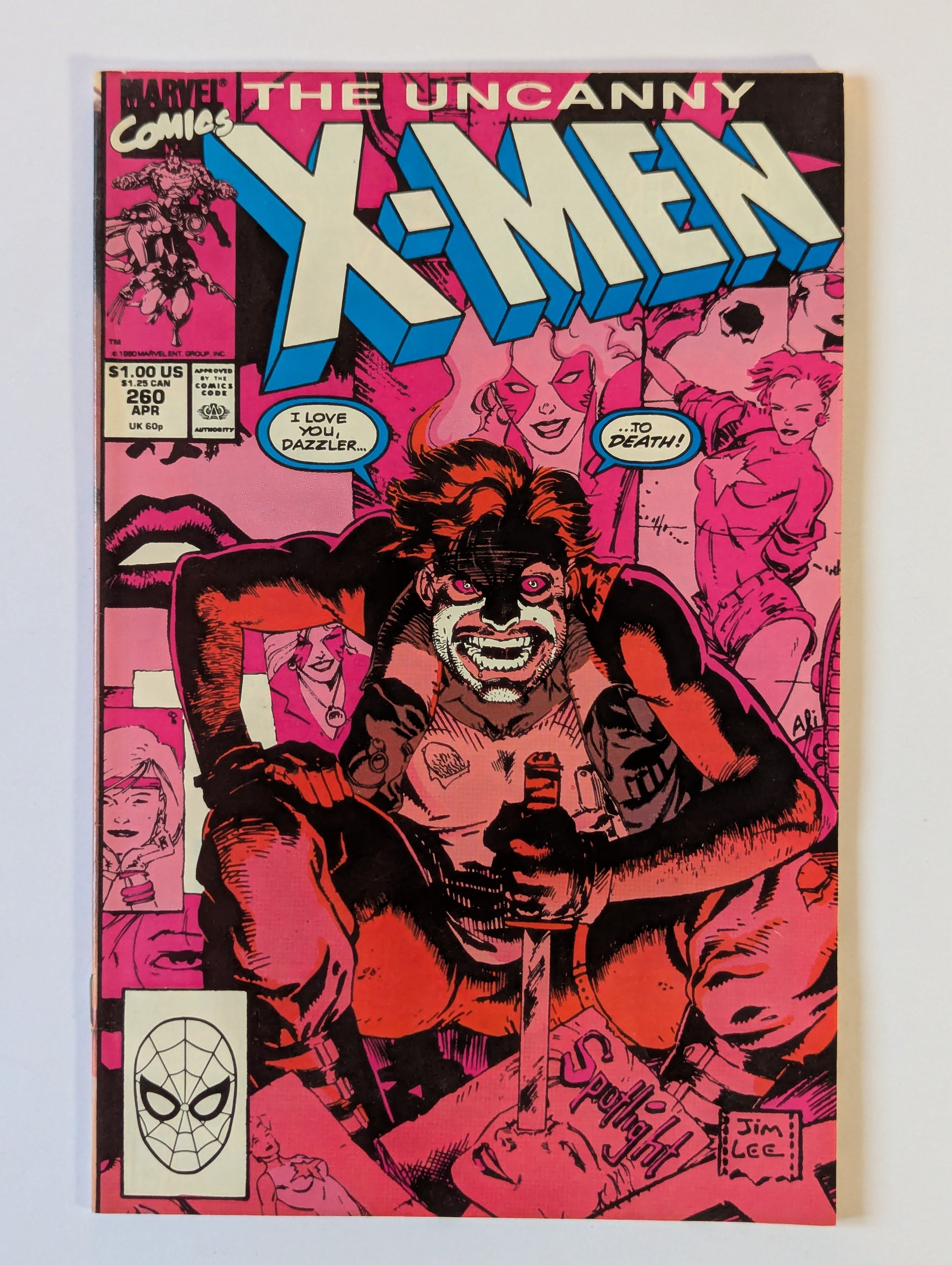 Uncanny X-Men #260 Marvel Comic Book