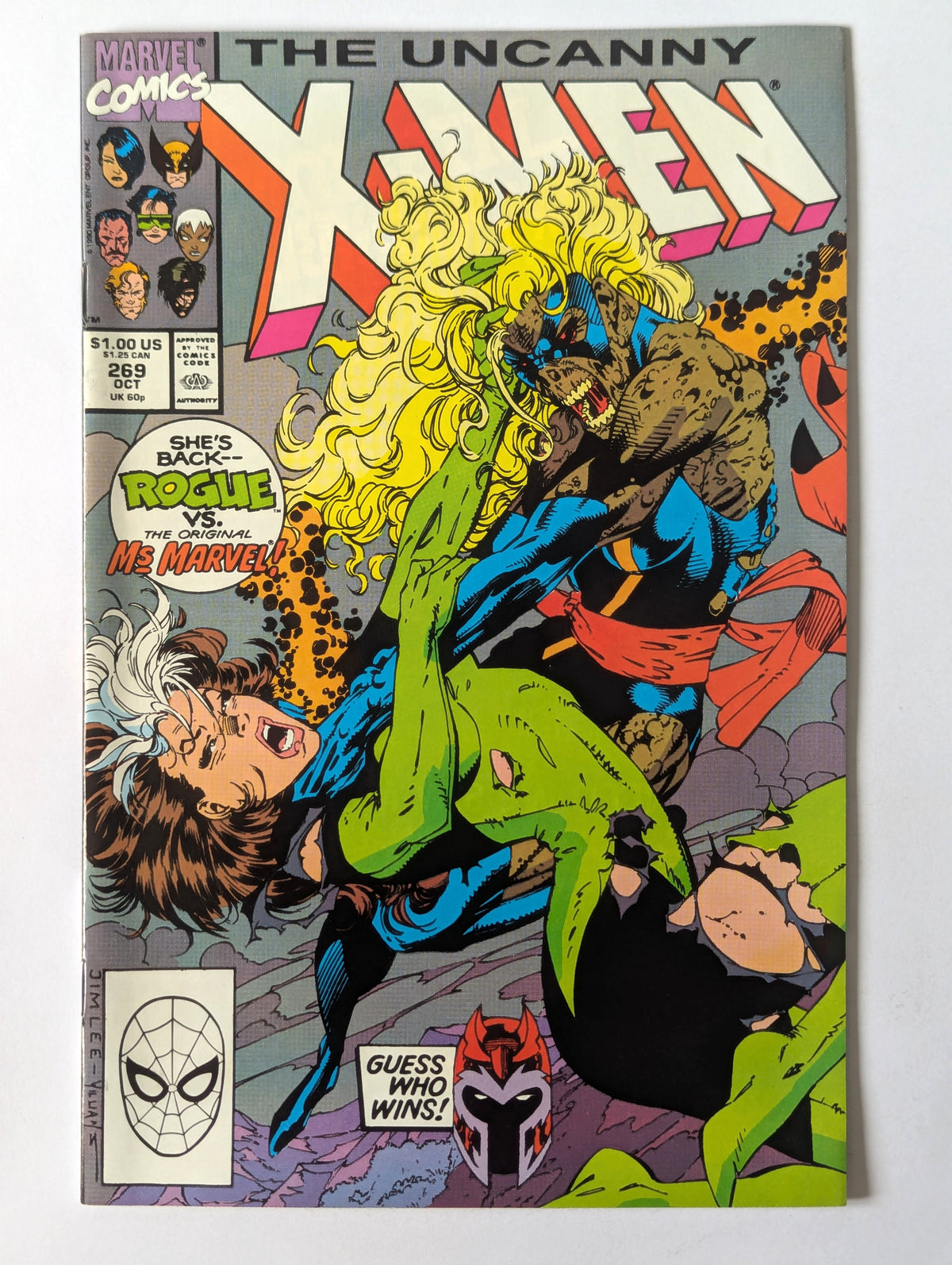 Uncanny X-Men #269 Marvel Comic Book