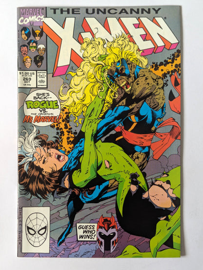 Uncanny X-Men #269 Marvel Comic Book