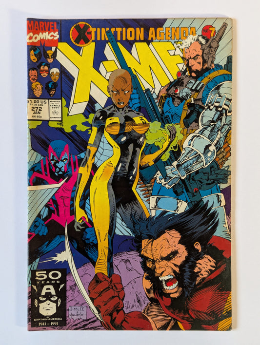 Uncanny X-Men #272 Marvel Comic Book