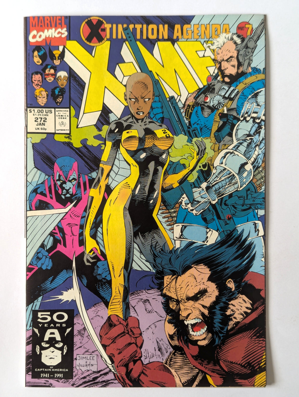 Uncanny X-Men #272 Marvel Comic Book