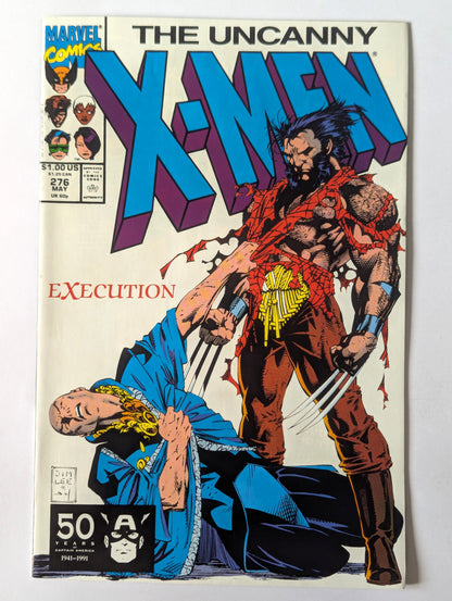 Uncanny X-Men #276 Marvel Comic Book
