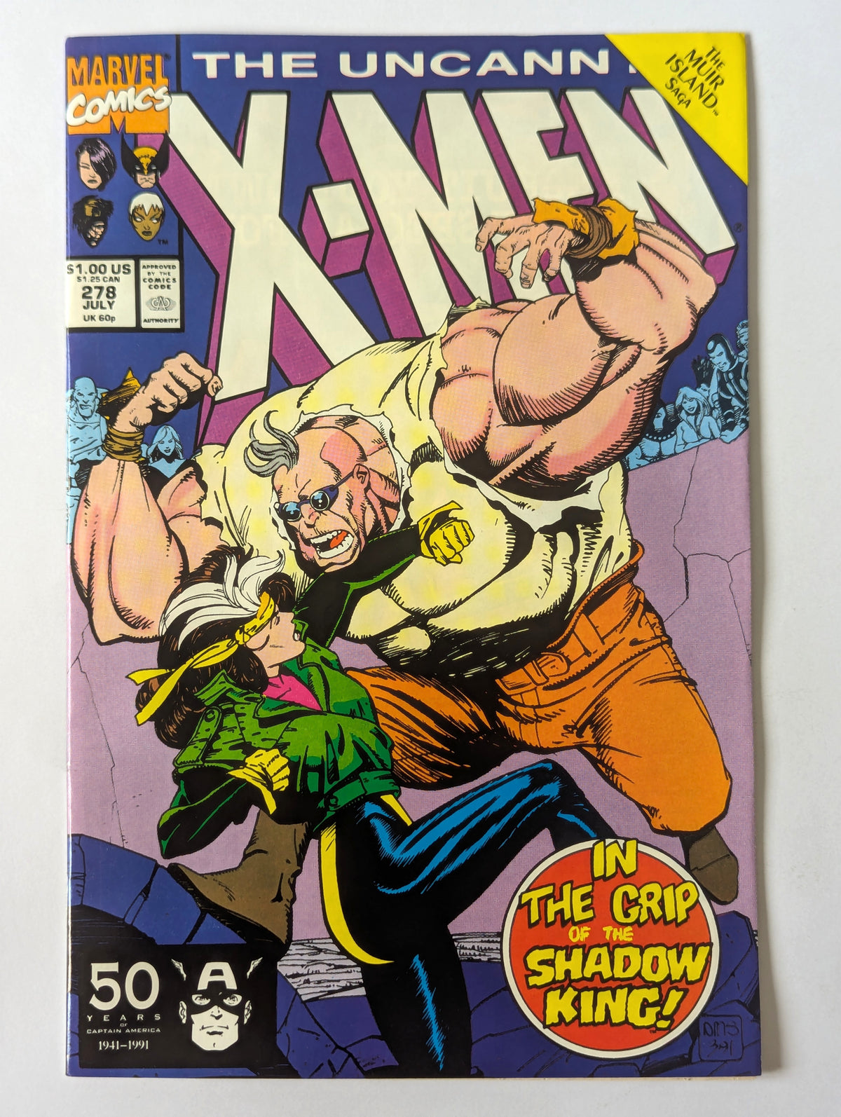 Uncanny X-Men #278 Marvel Comic Book