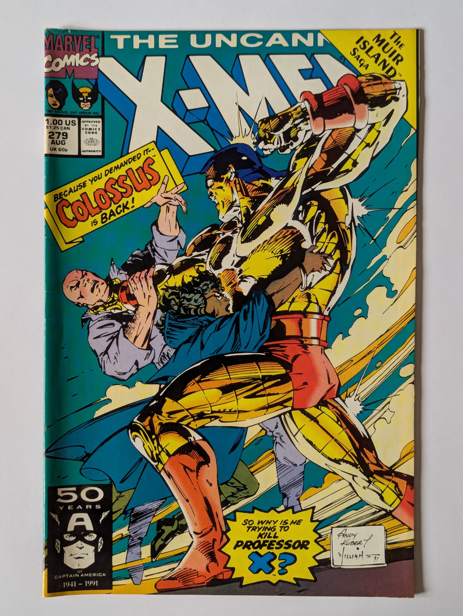 Uncanny X-Men #279 Marvel Comics