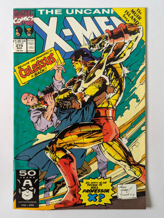 Uncanny X-Men #279 Marvel Comic Book