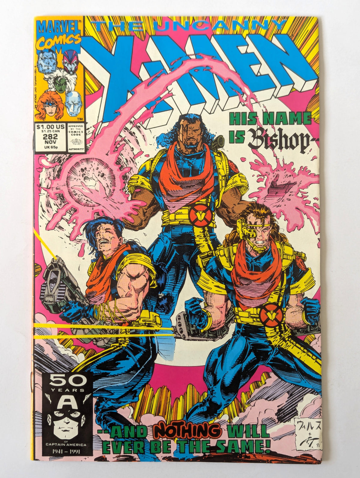 Uncanny X-Men #282 Marvel Comic Book