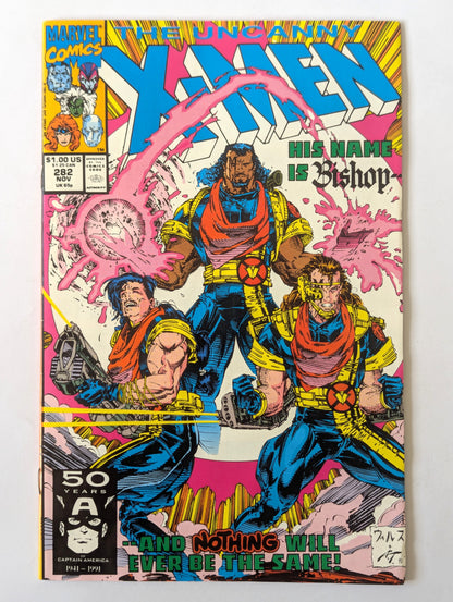 Uncanny X-Men #282 Marvel Comic Book
