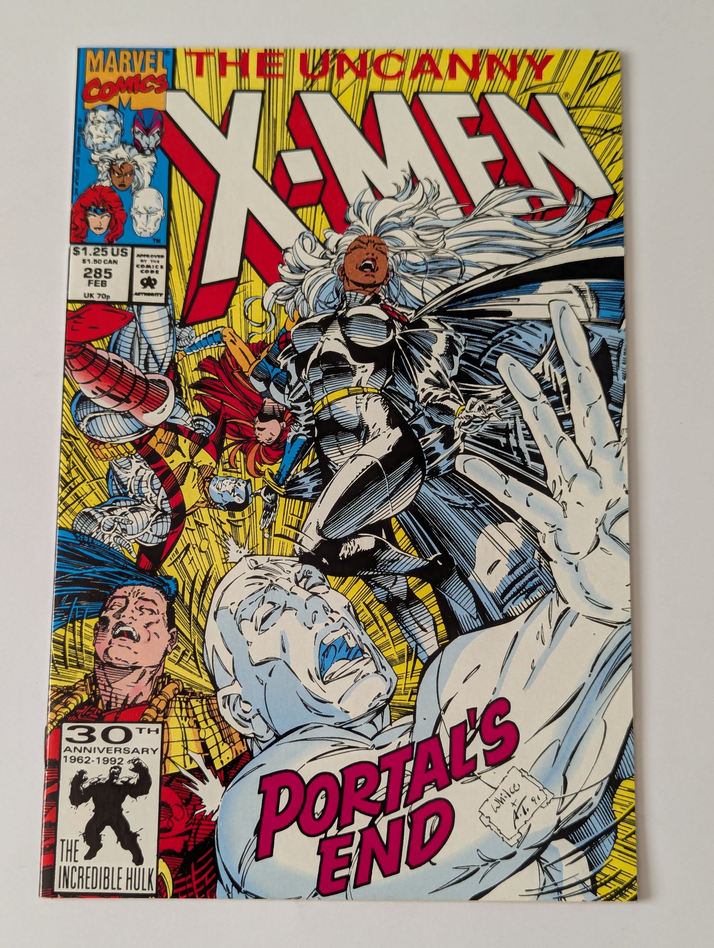 Uncanny X-Men #285 Marvel Comic Book