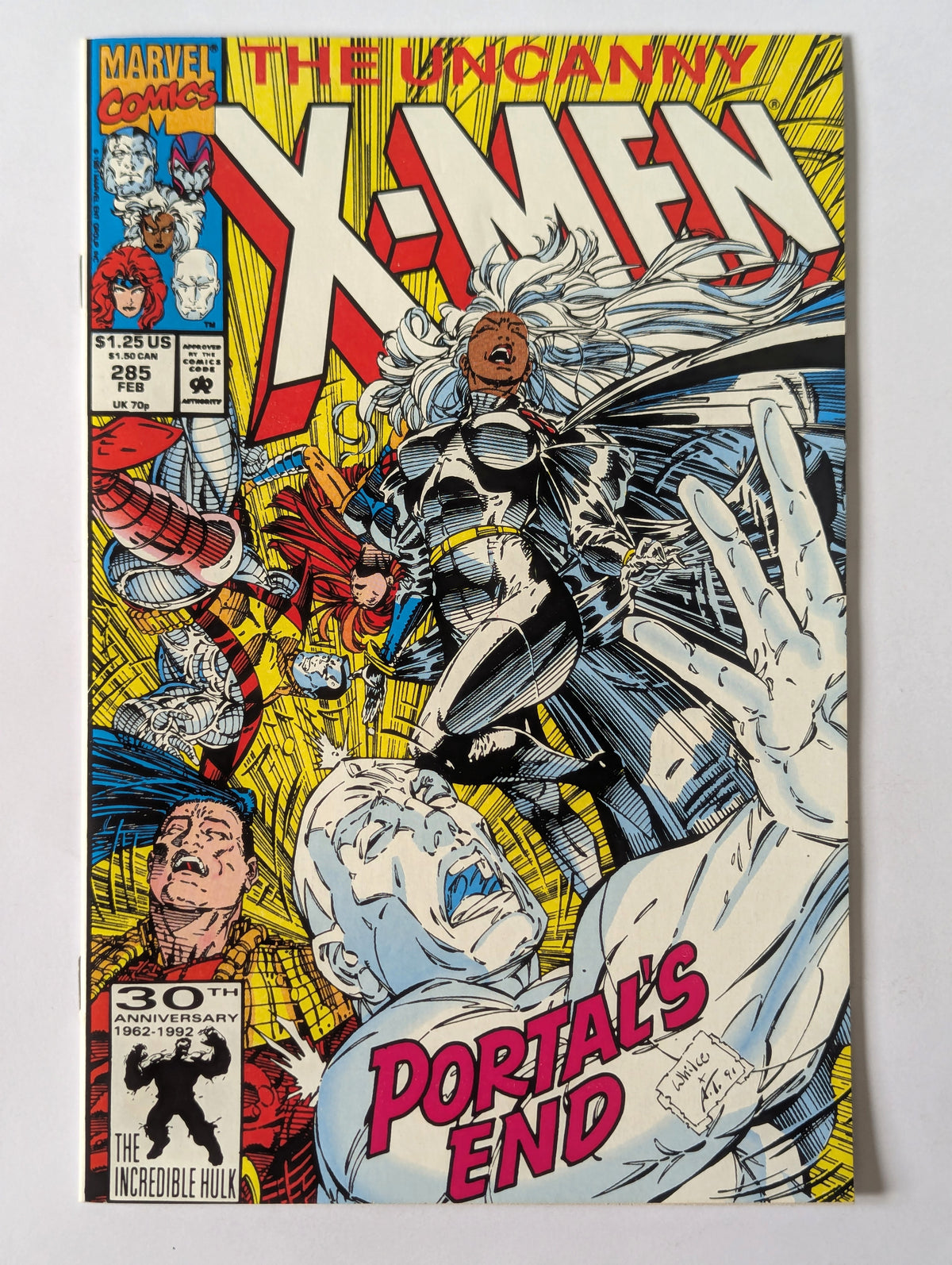 Uncanny X-Men #285 Marvel Comic Book