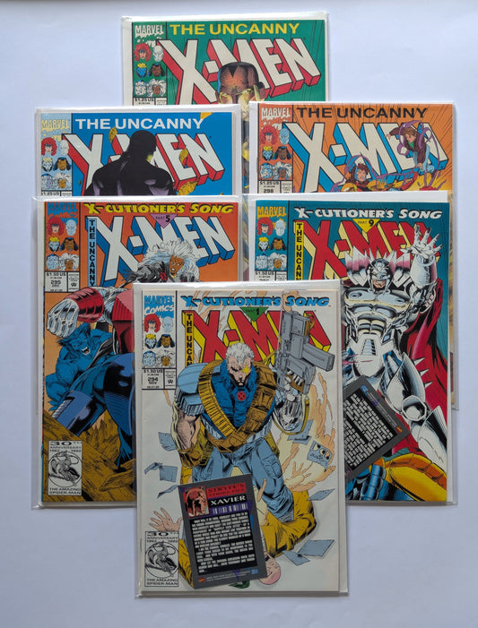 Uncanny X-Men #294-299 Marvel Comic Books