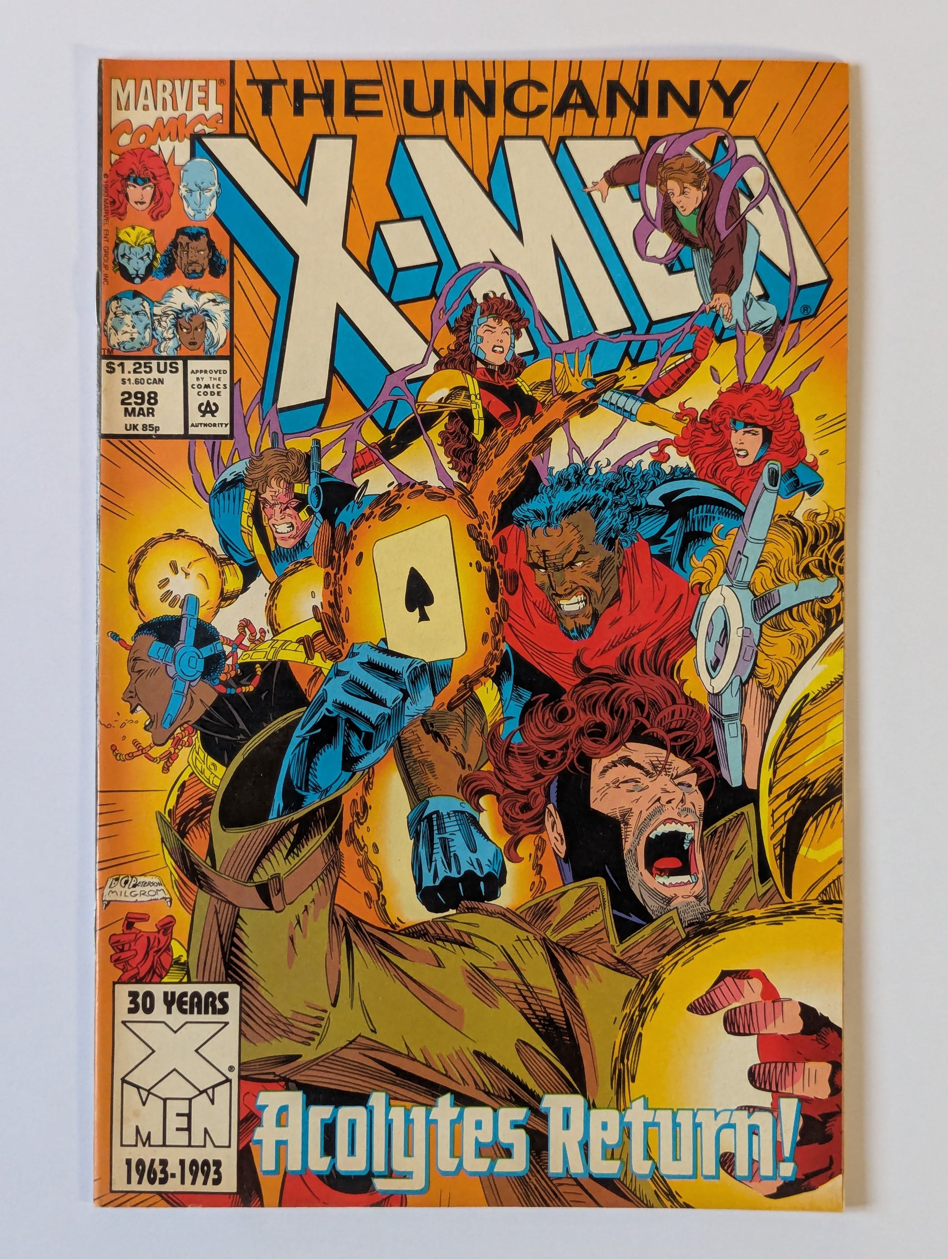 Uncanny X-Men #298 Marvel Comic Book