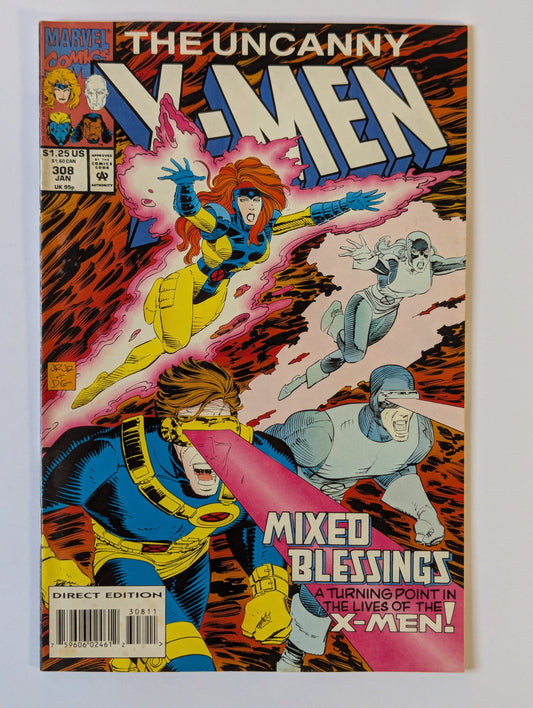 Uncanny X-Men #308 Marvel Comic Book