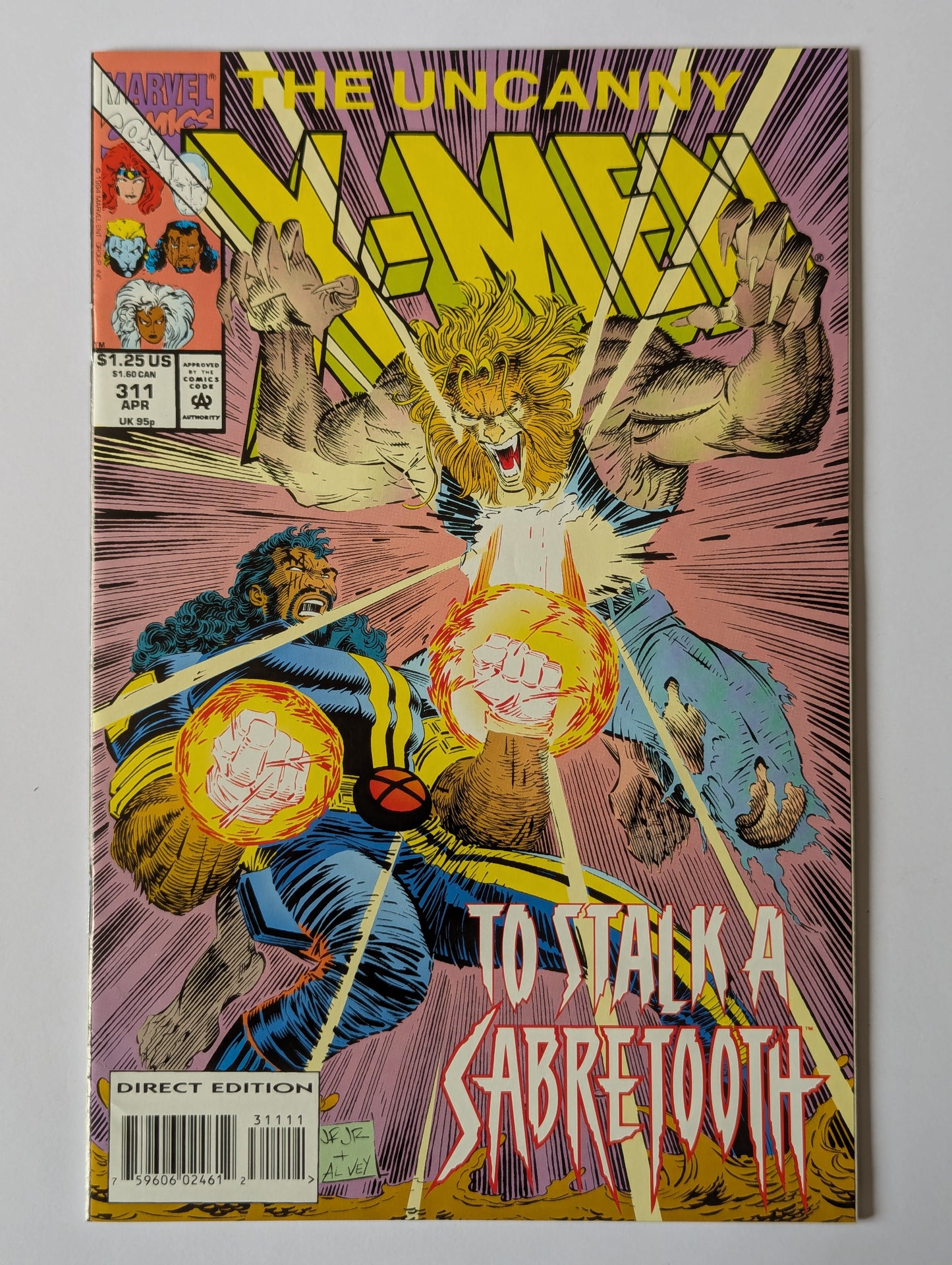 Uncanny X-Men #311 Marvel Comics