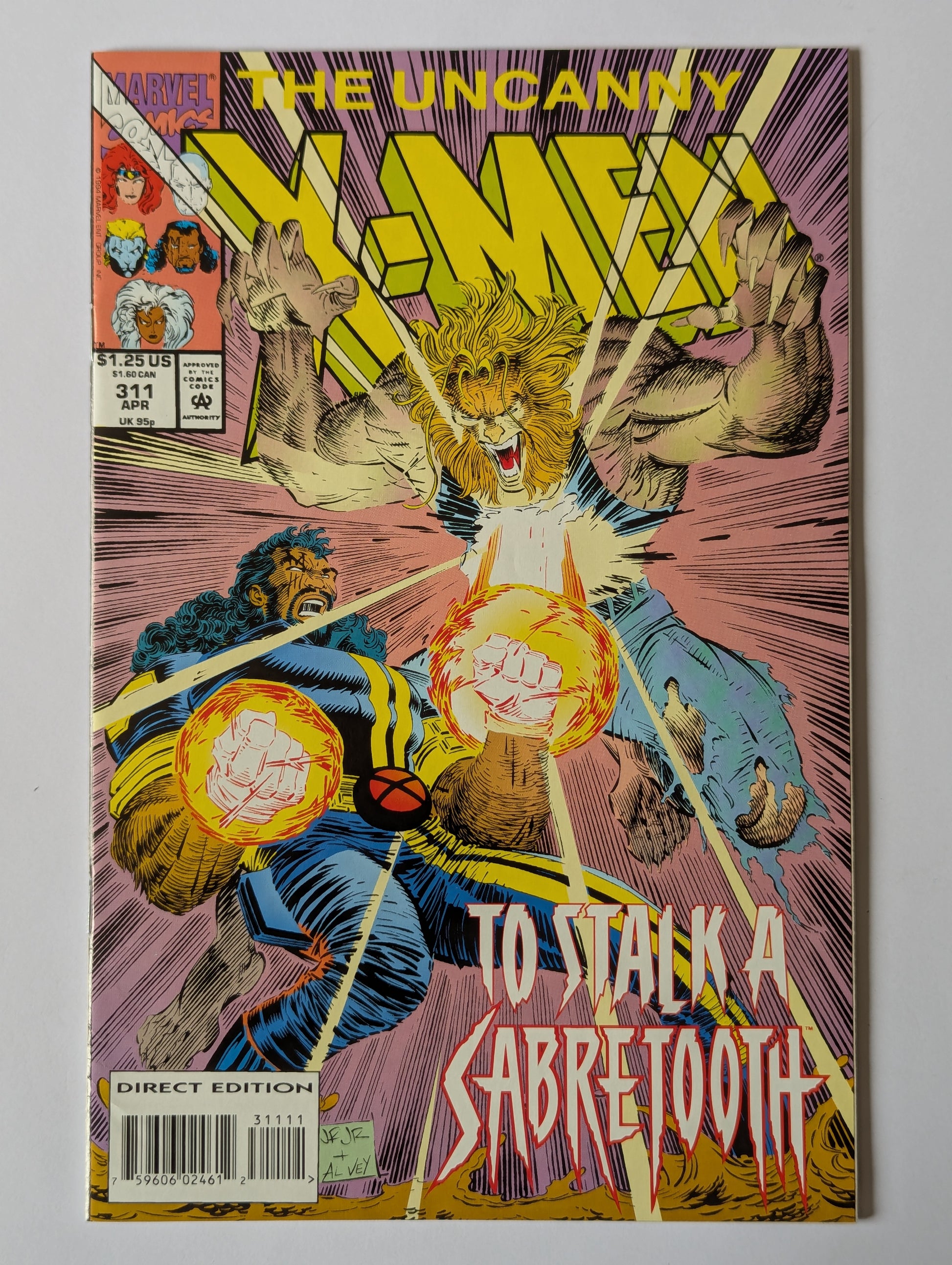 Uncanny X-Men #311 Marvel Comics