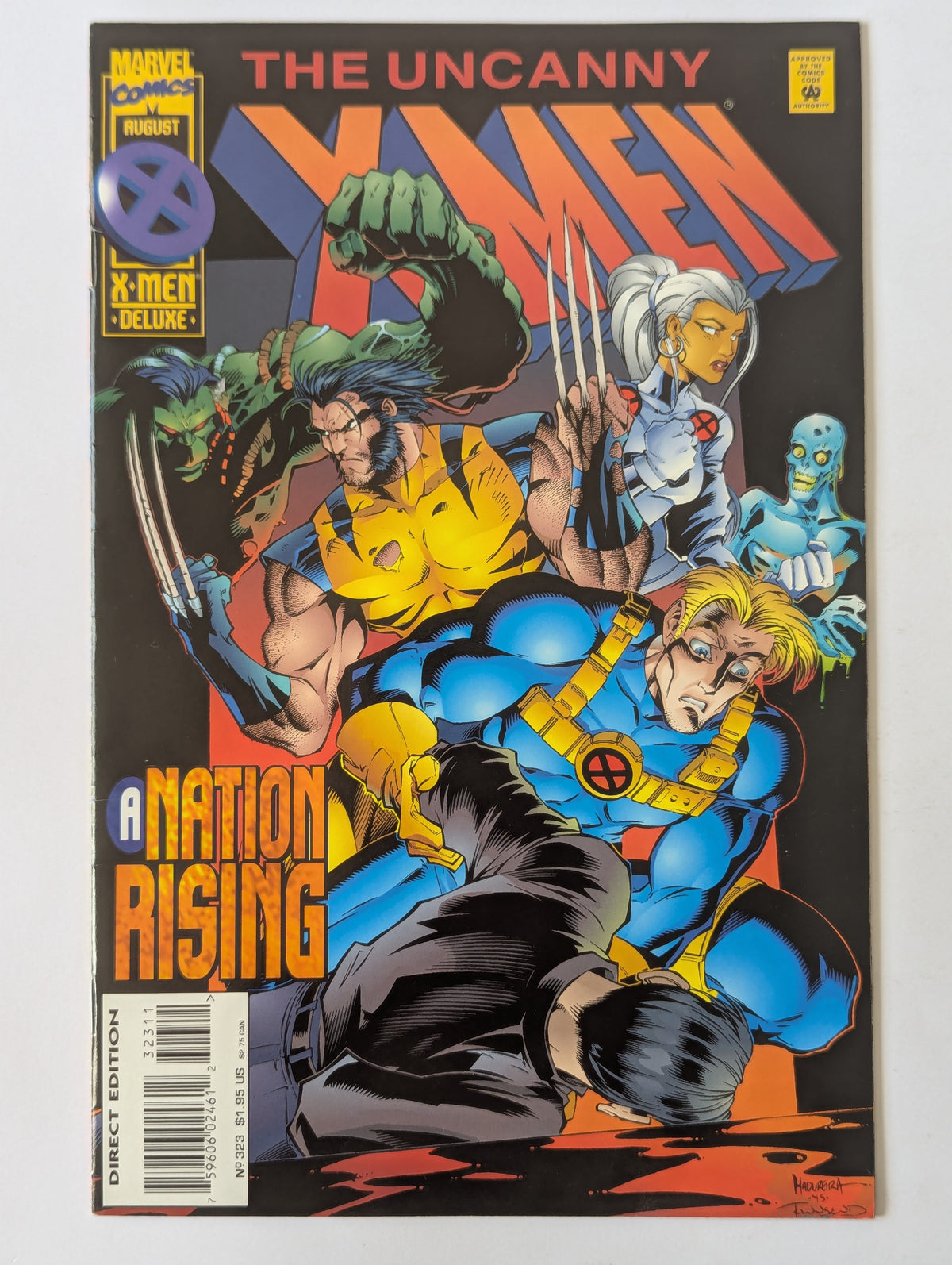 Uncanny X-Men #323 Marvel Comic Book
