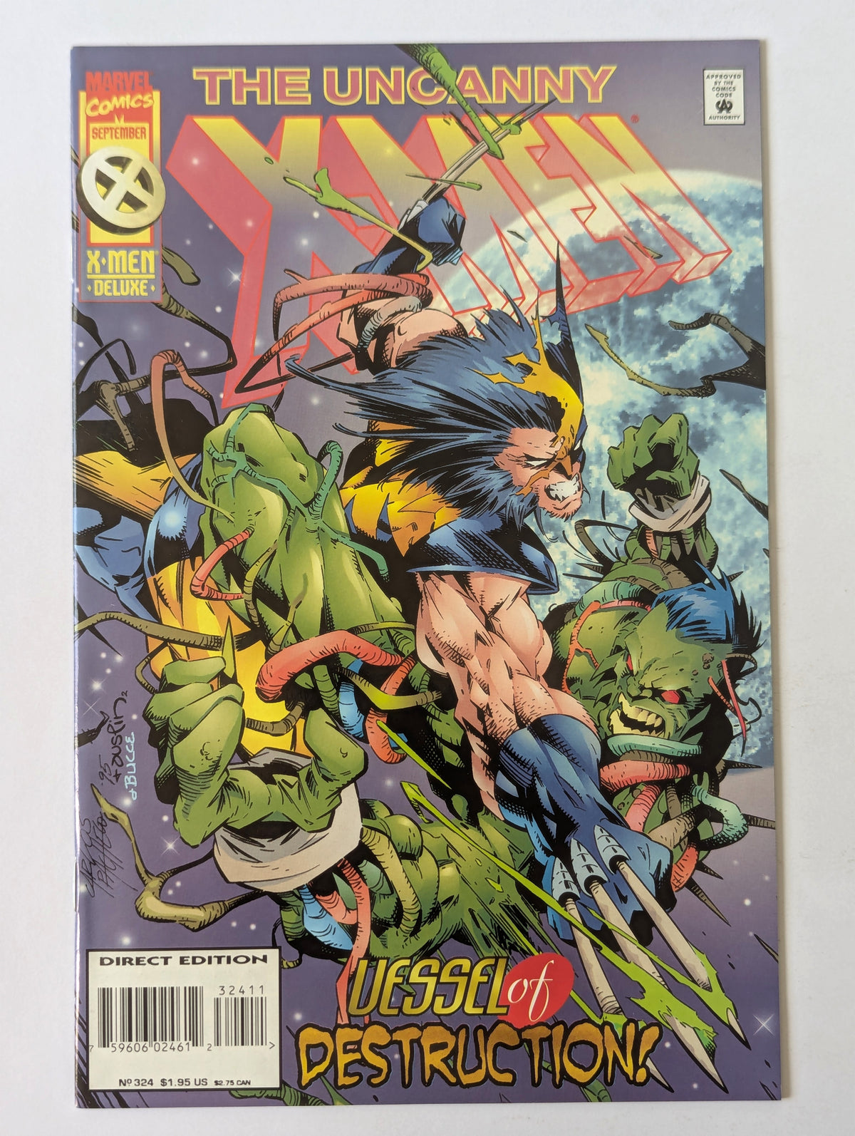 Uncanny X-Men #324 Marvel Comic Book