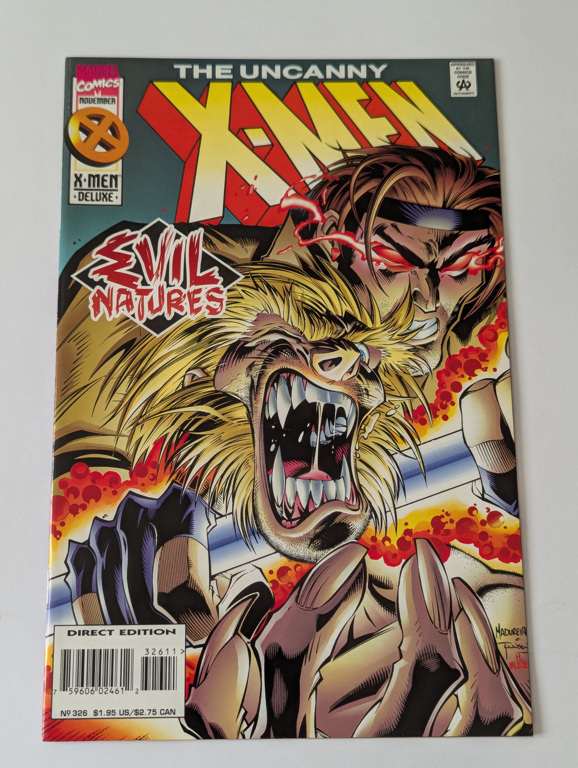 Uncanny X-Men #326 Marvel Comic Book