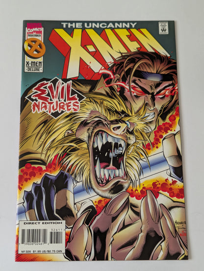 Uncanny X-Men #326 Marvel Comic Book