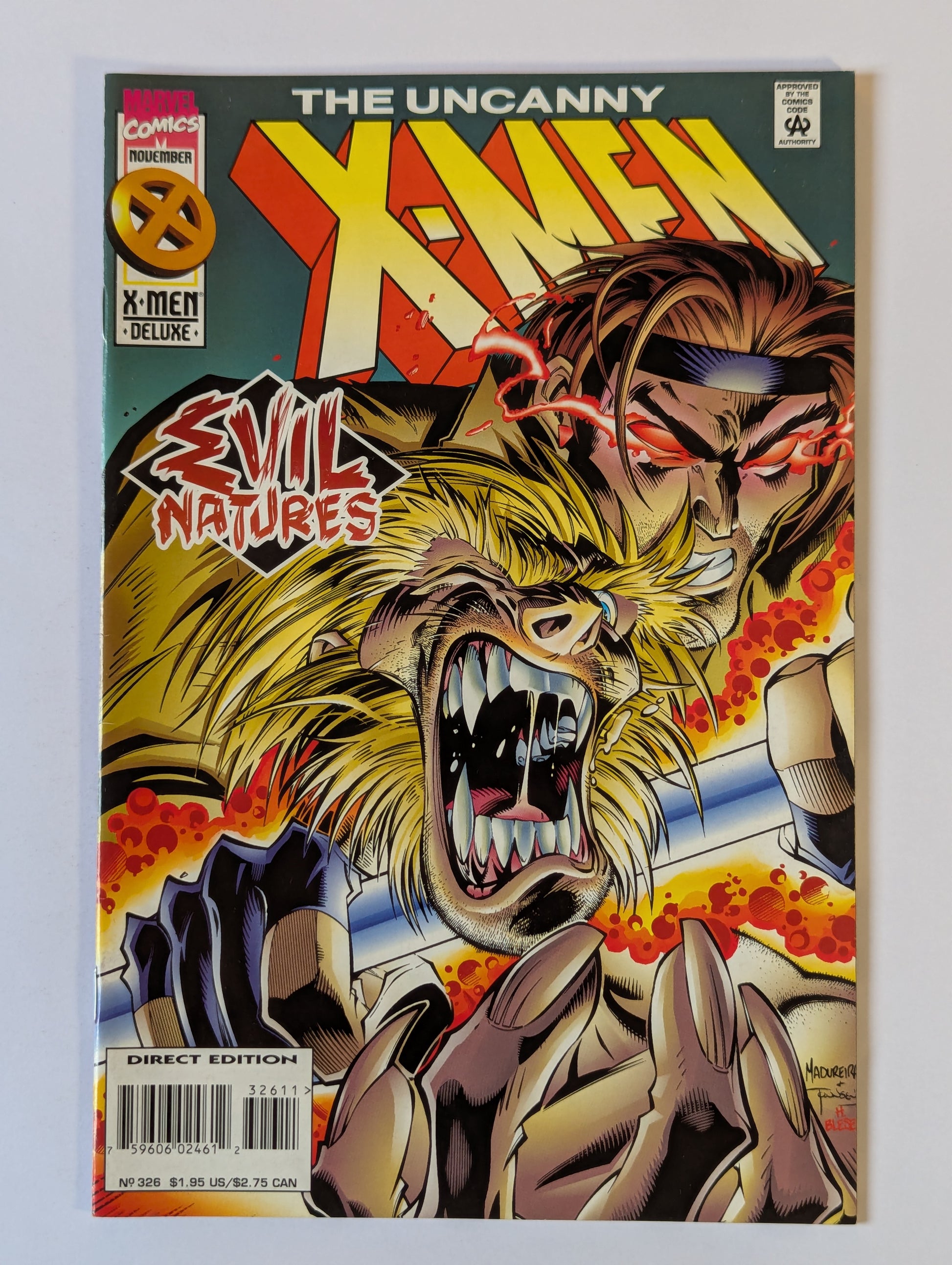 Uncanny X-Men #326 Marvel Comic Book