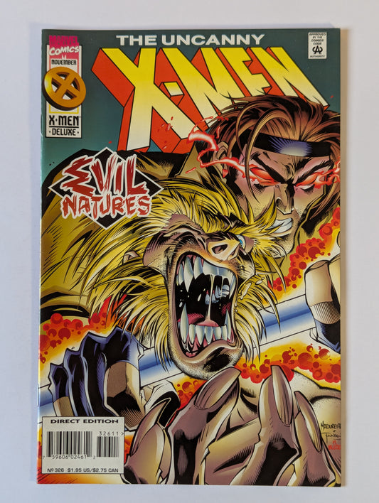 Uncanny X-Men #326 Marvel Comic Book