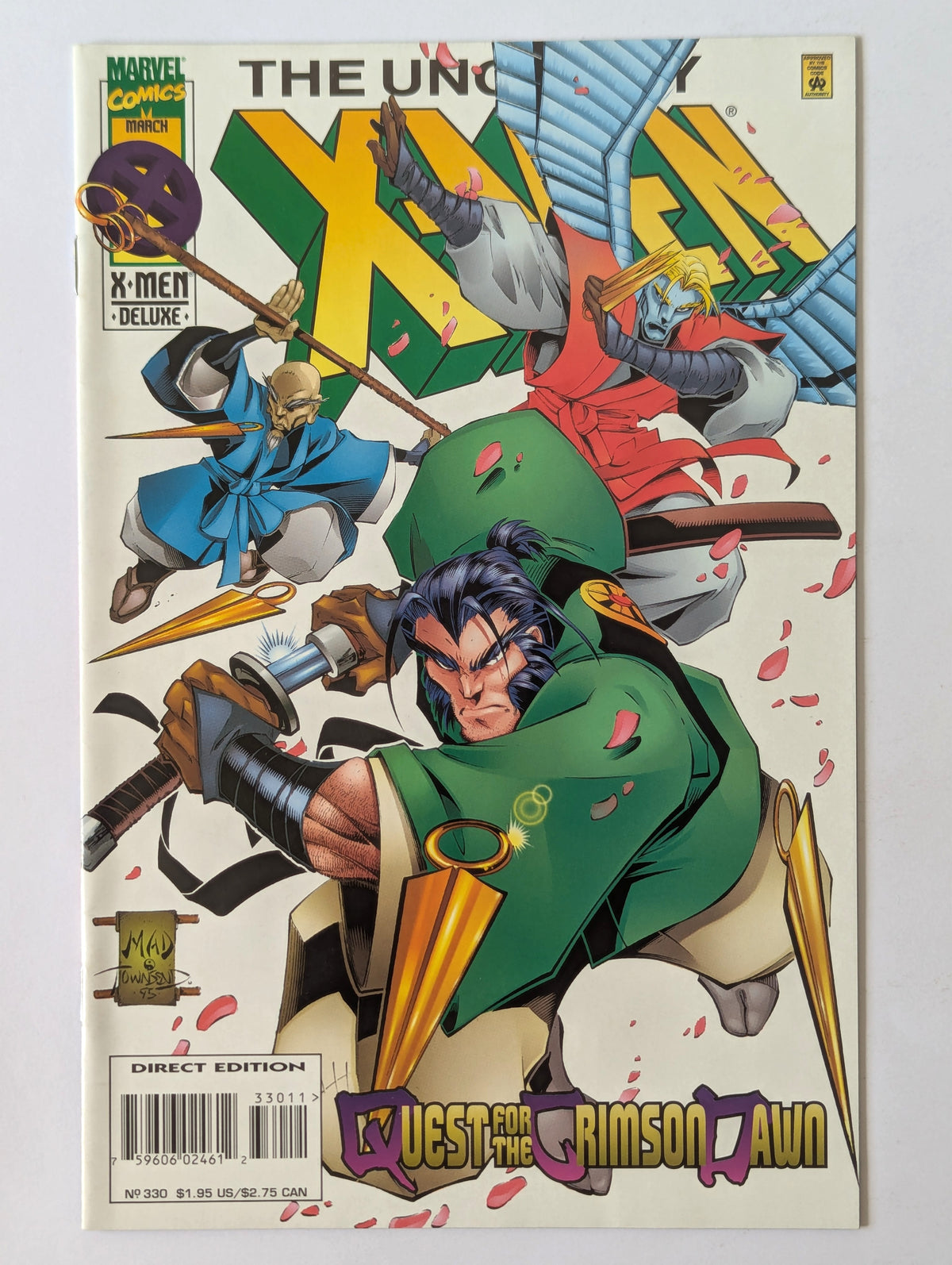 Uncanny X-Men #330 Marvel Comic Book