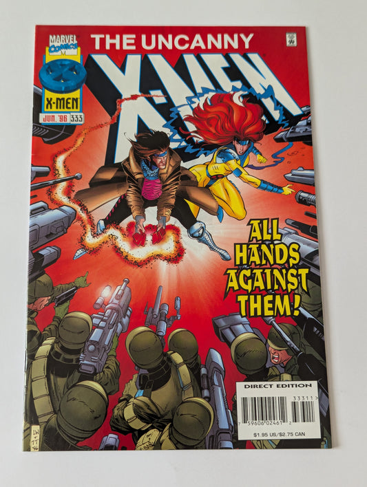 Uncanny X-Men #333 Marvel Comic Book