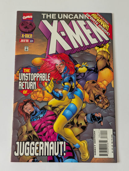 Uncanny X-Men #334 Marvel Comic Book