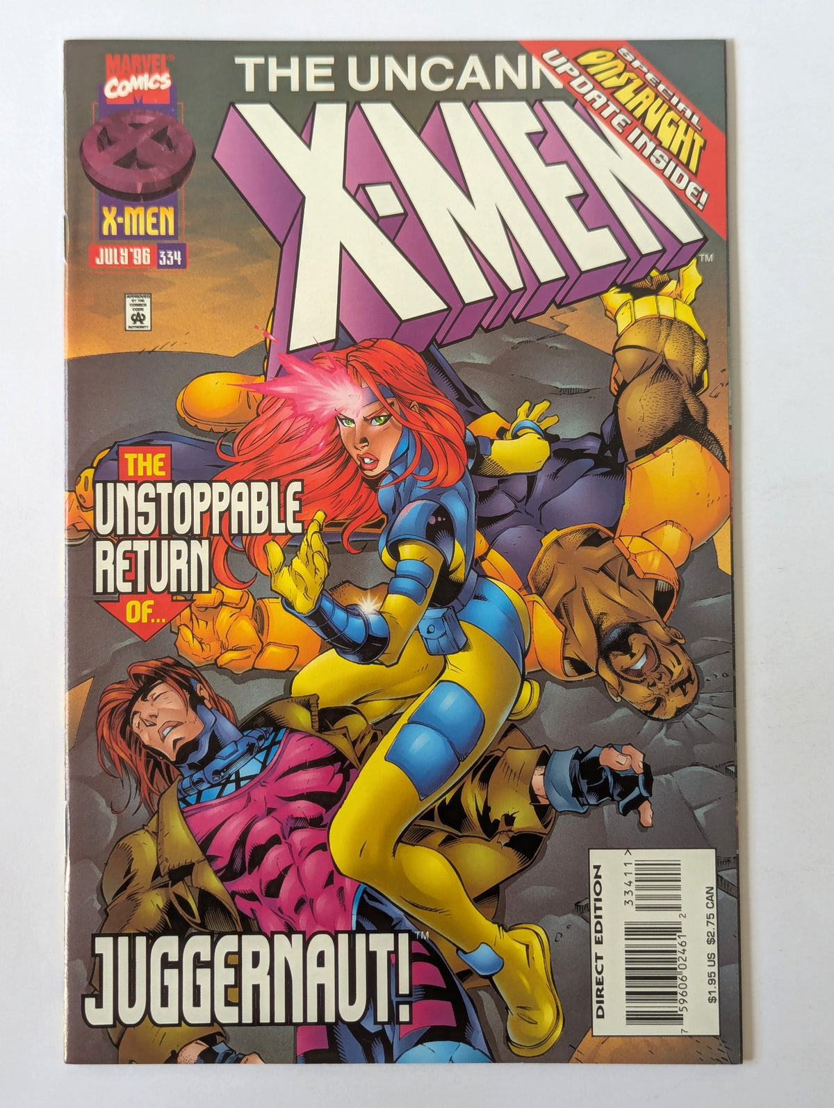 Uncanny X-Men #334 Marvel Comic Book