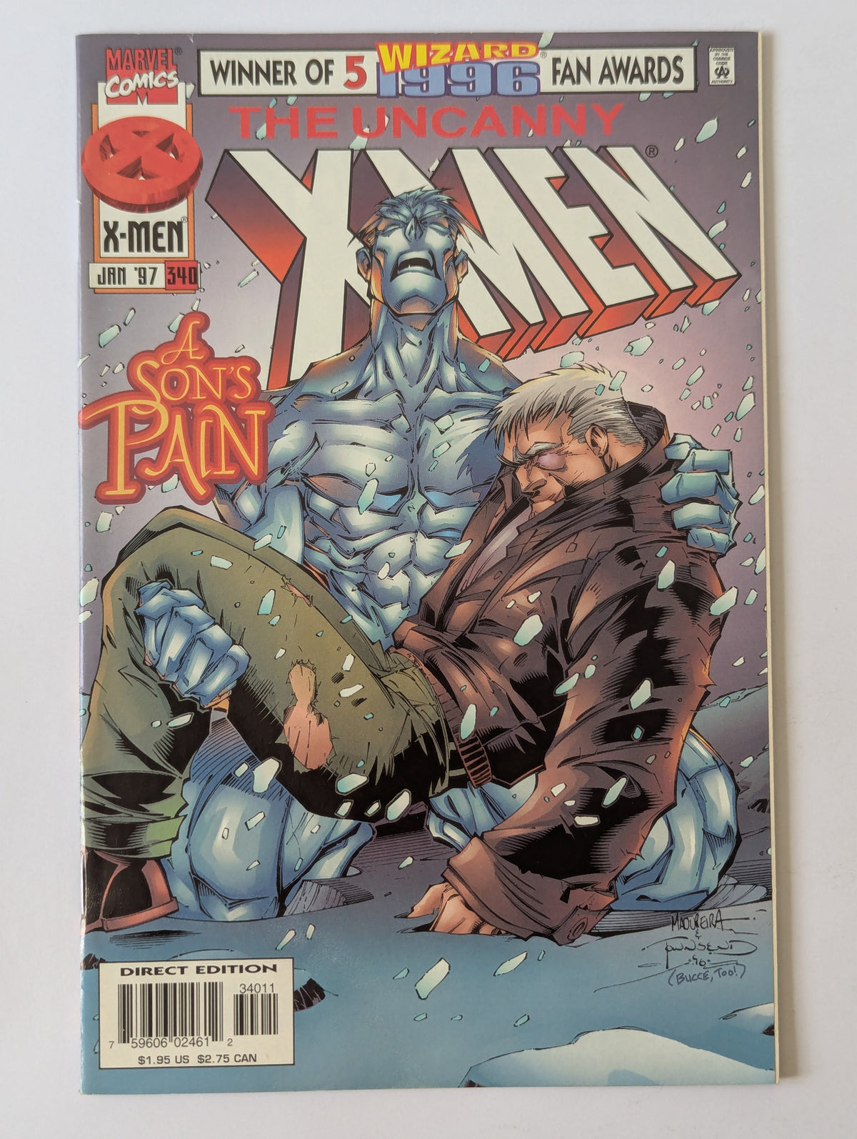 Uncanny X-Men #340 Marvel Comic Book