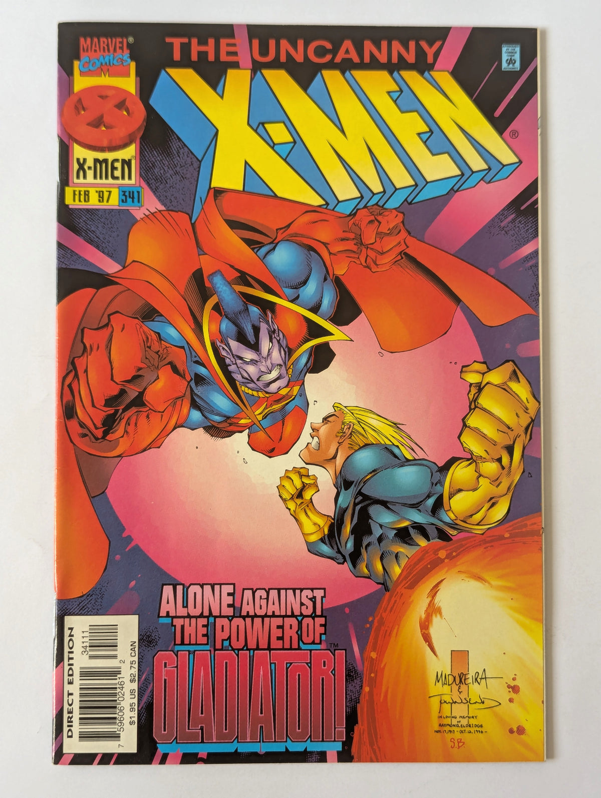 Uncanny X-Men #341 Marvel Comic Book