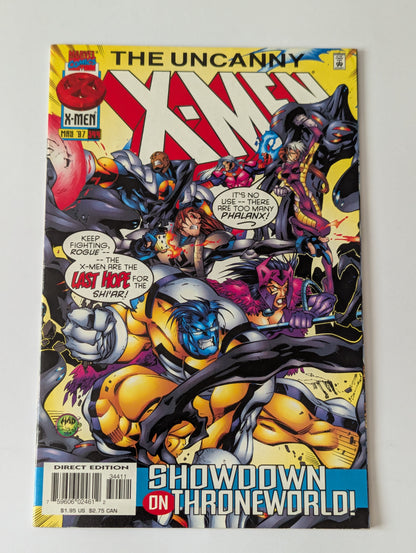 Uncanny X-Men #344 Marvel Comic Book