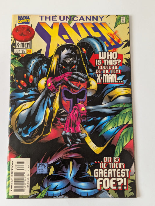 Uncanny X-Men #345 Marvel Comic Book
