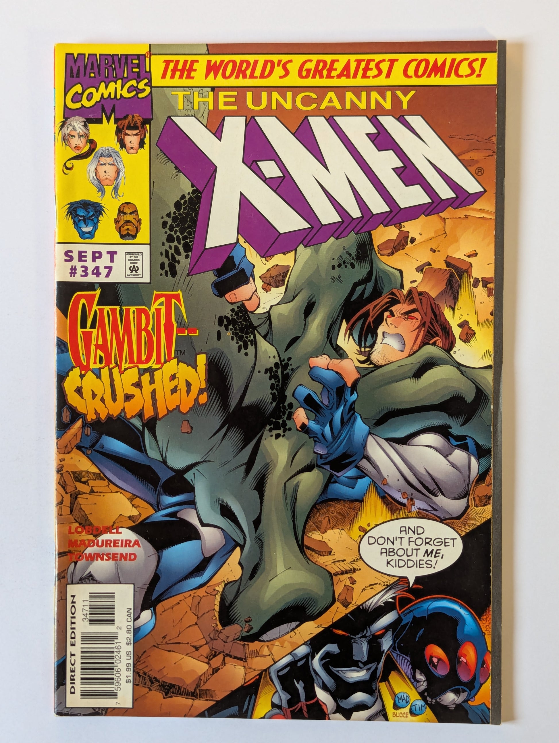 Uncanny X-Men #347 Marvel Comic Book
