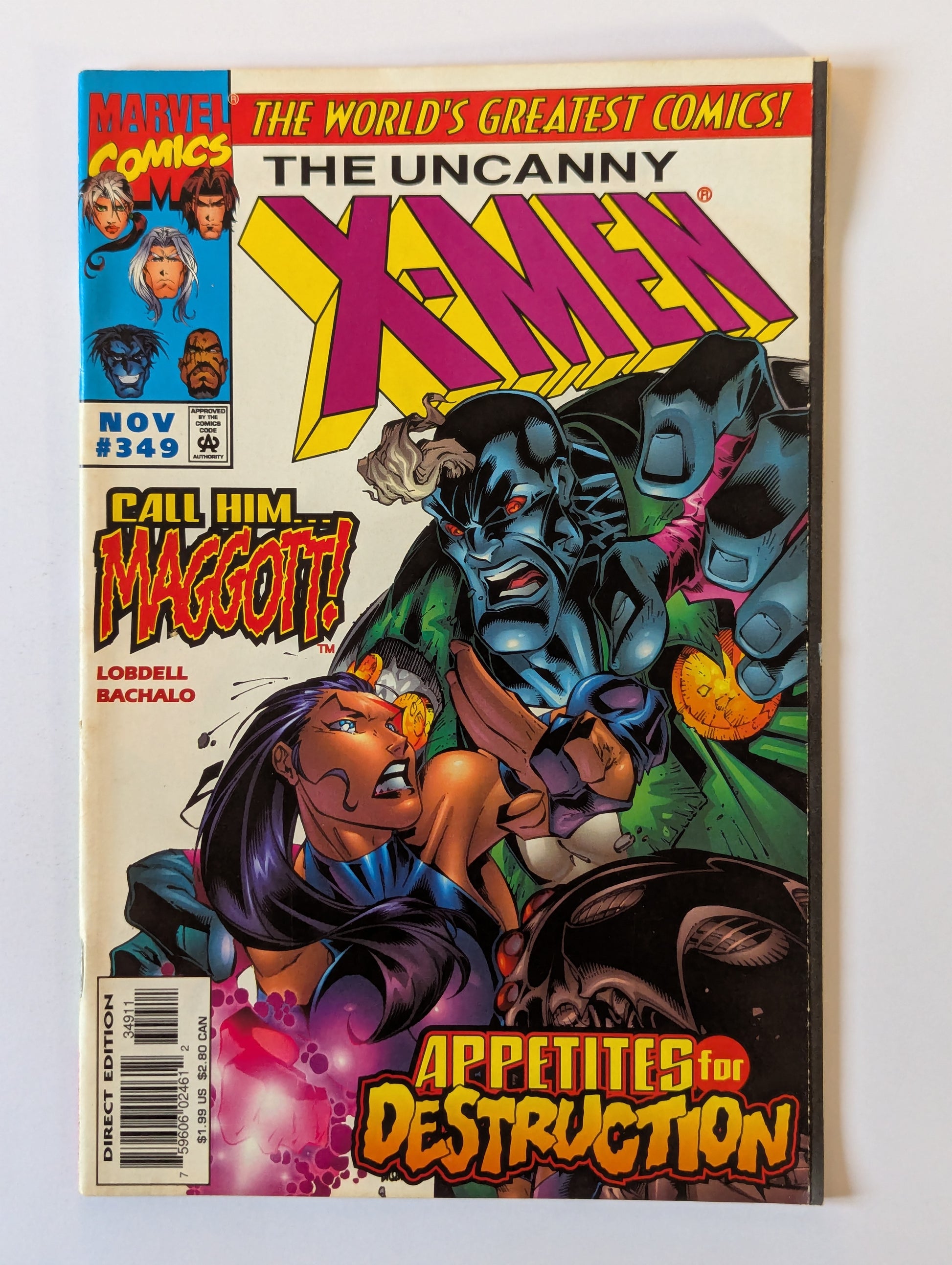 Uncanny X-Men #349 Marvel Comic Book