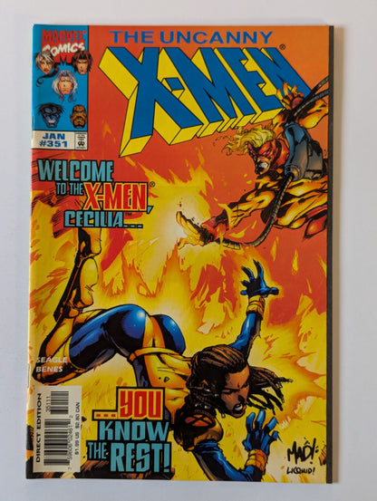 Uncanny X-Men #351 Marvel Comic Book