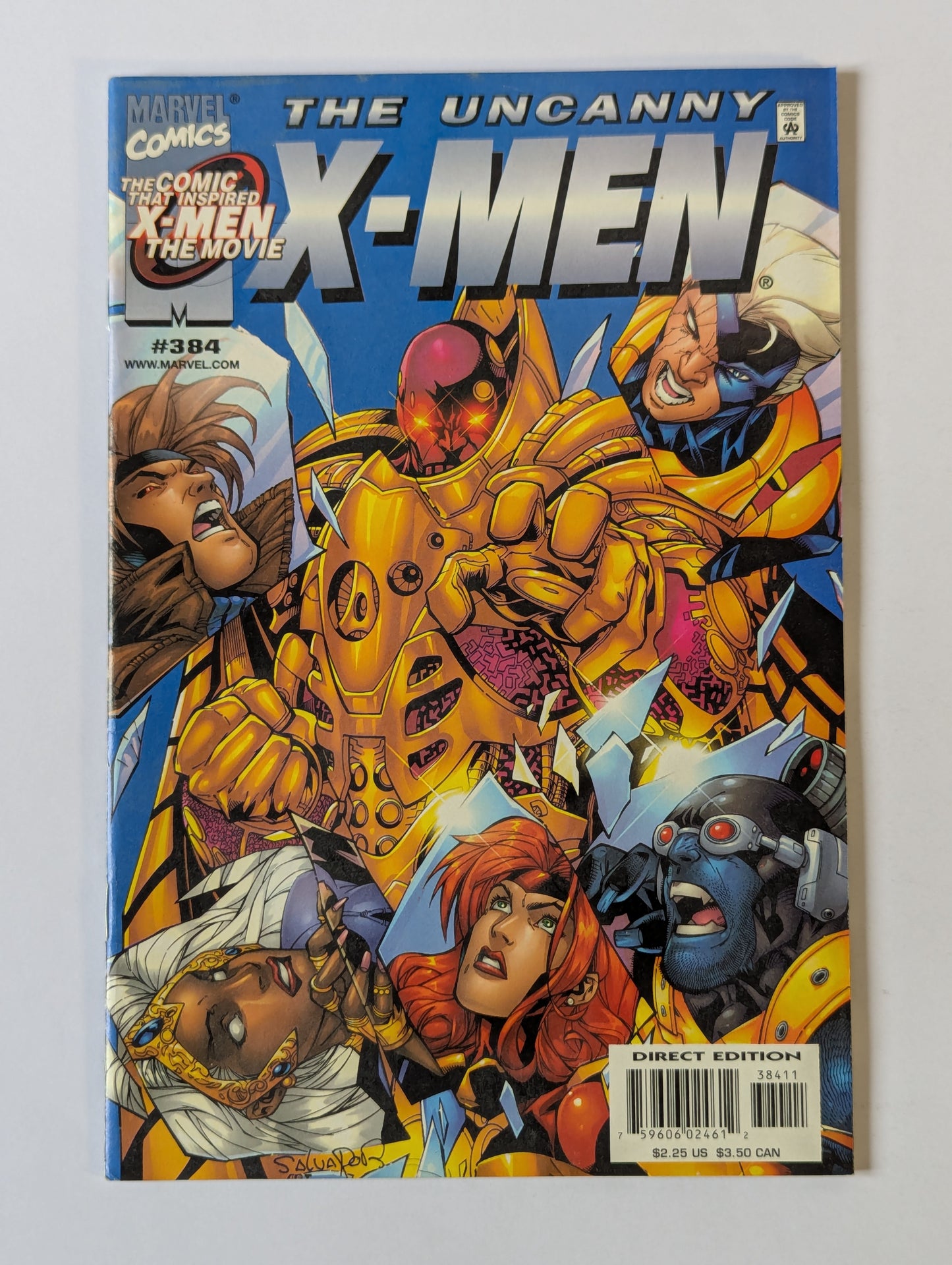 Uncanny X-Men #384 Marvel Comic Book