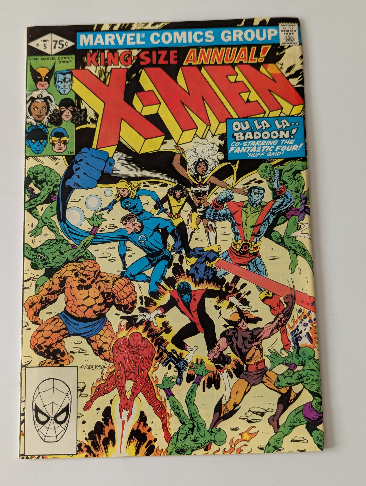 Uncanny X-Men Annual #5 Marvel Comic Book