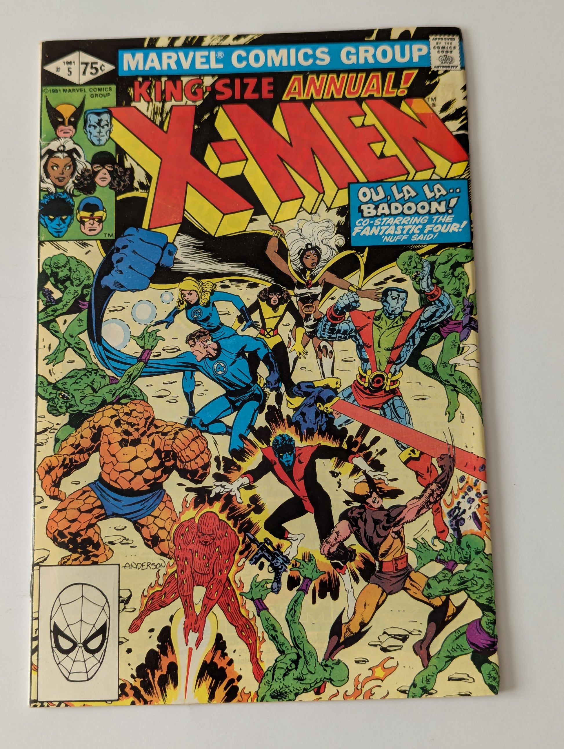 Uncanny X-Men Annual #5 Marvel Comic Book