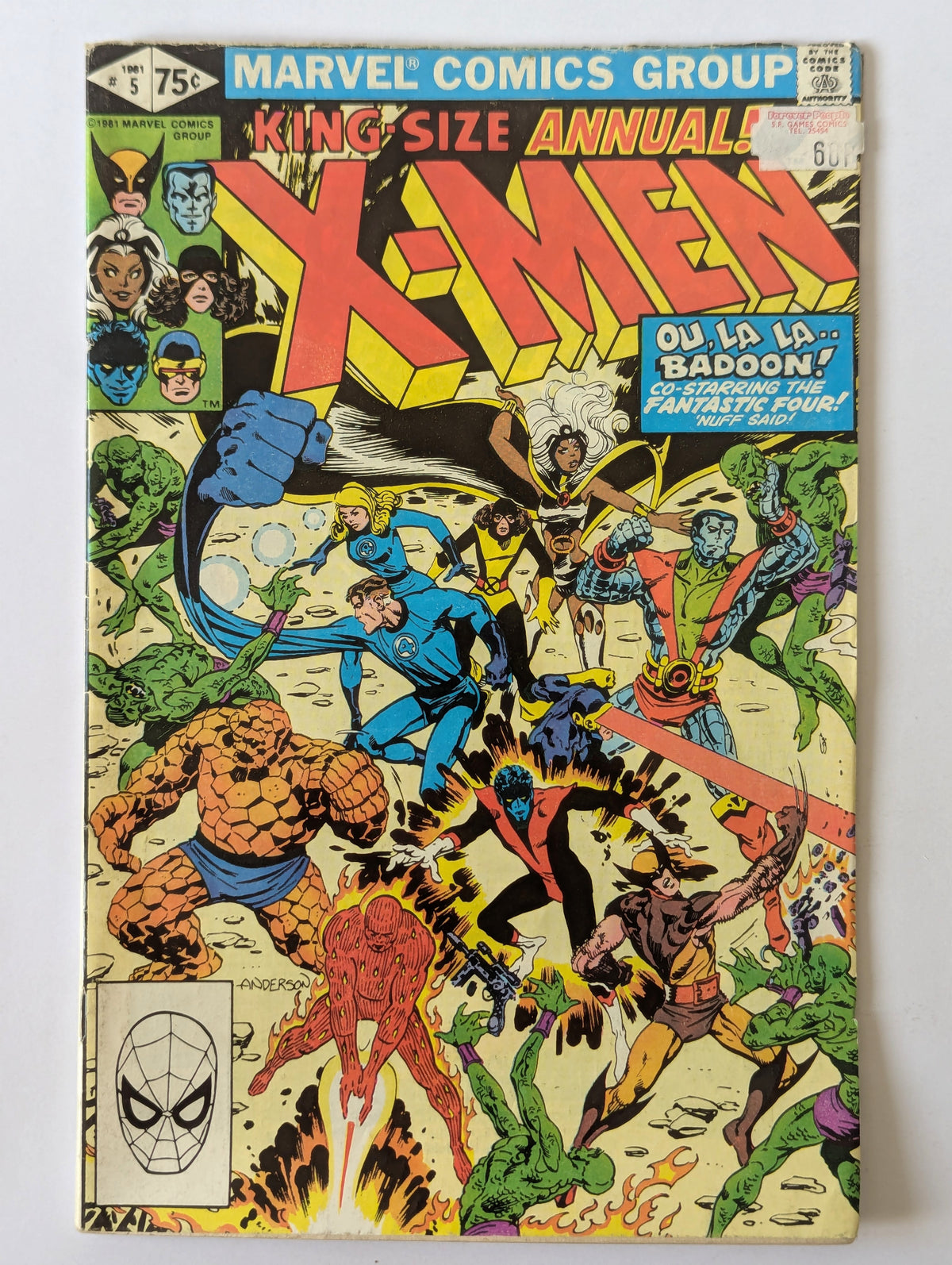 Uncanny X-Men Annual #5 (1963 Series)