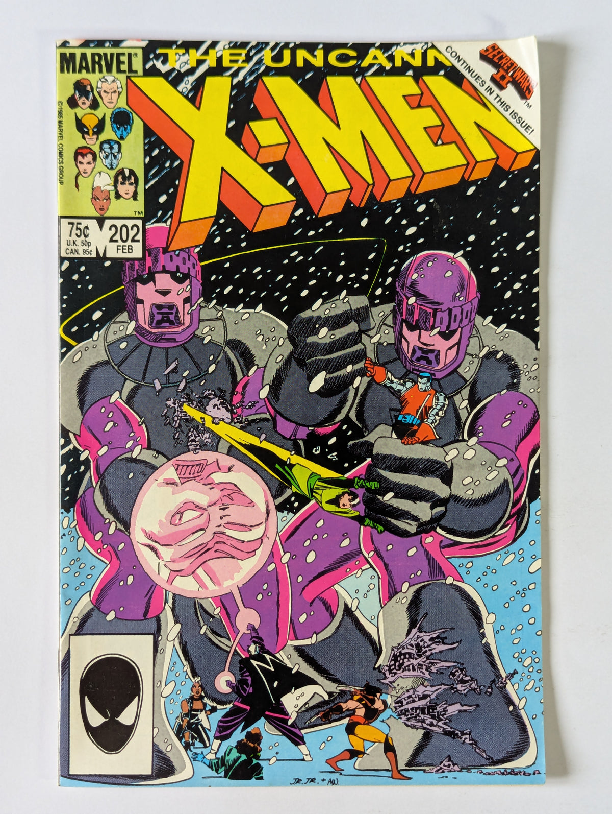 Uncanny X-Men #202 Marvel Comic Book