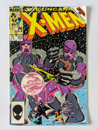 Uncanny X-Men #202 Marvel Comic Book