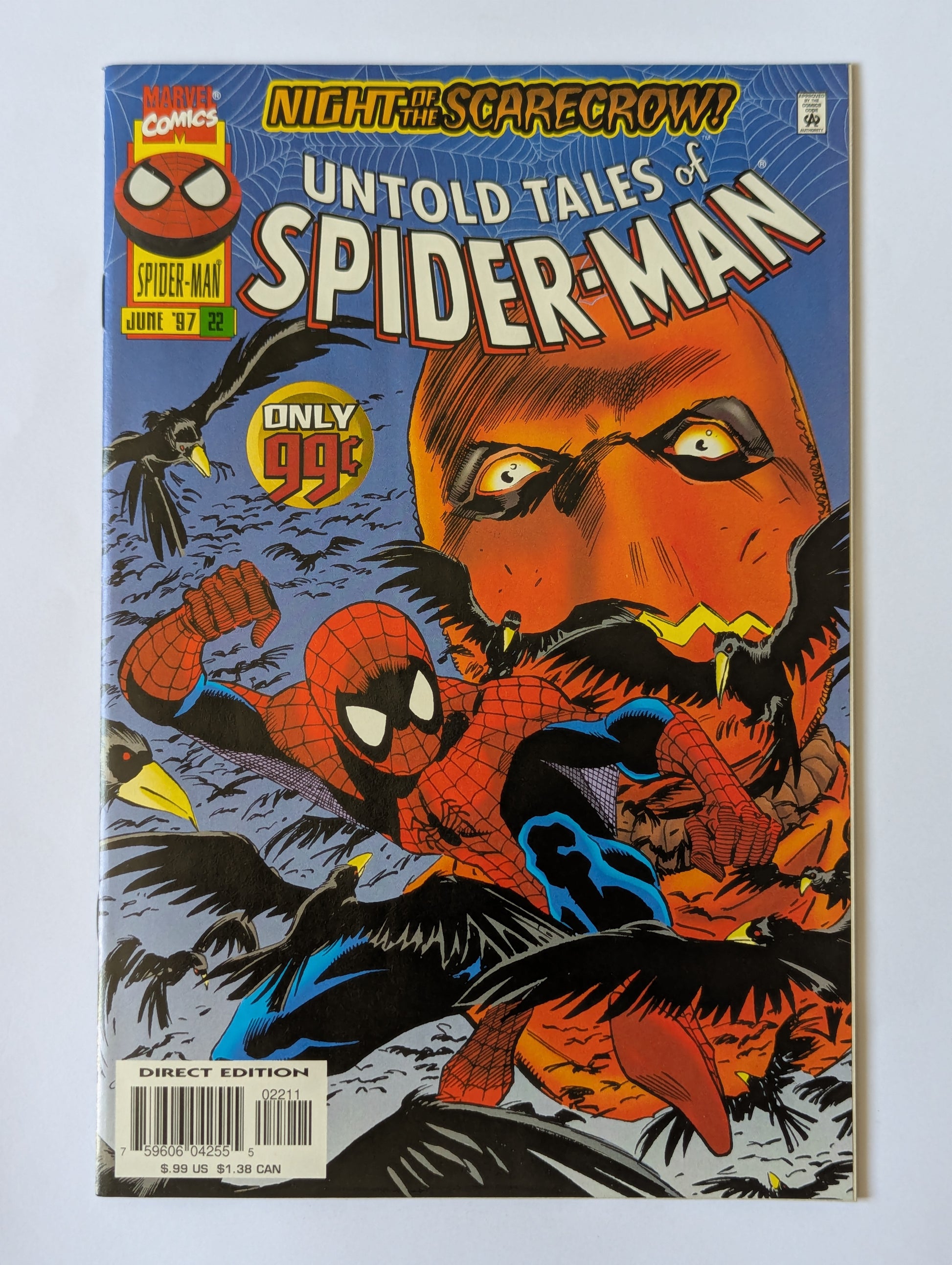 Untold Tales of Spider-Man #22 Marvel Comic Book