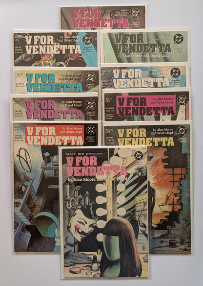 V for Vendetta Complete Series DC Comic Book Set