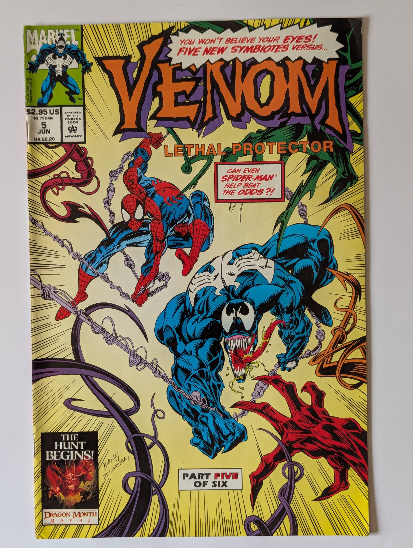 Venom Lethal Protector #5 Marvel Comic Book